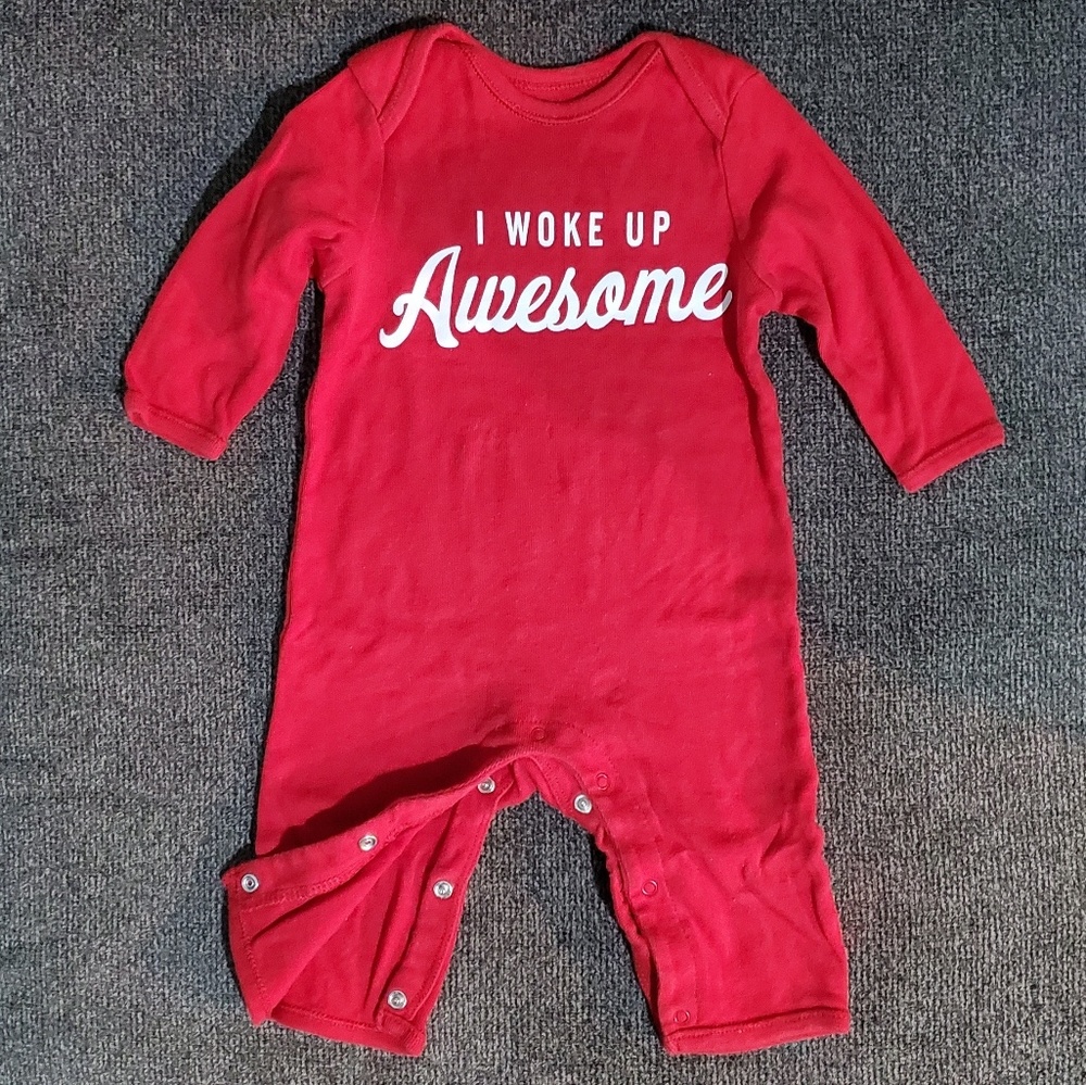 "I Woke Up Awesome" Baby Boy/Girl Bodysuit